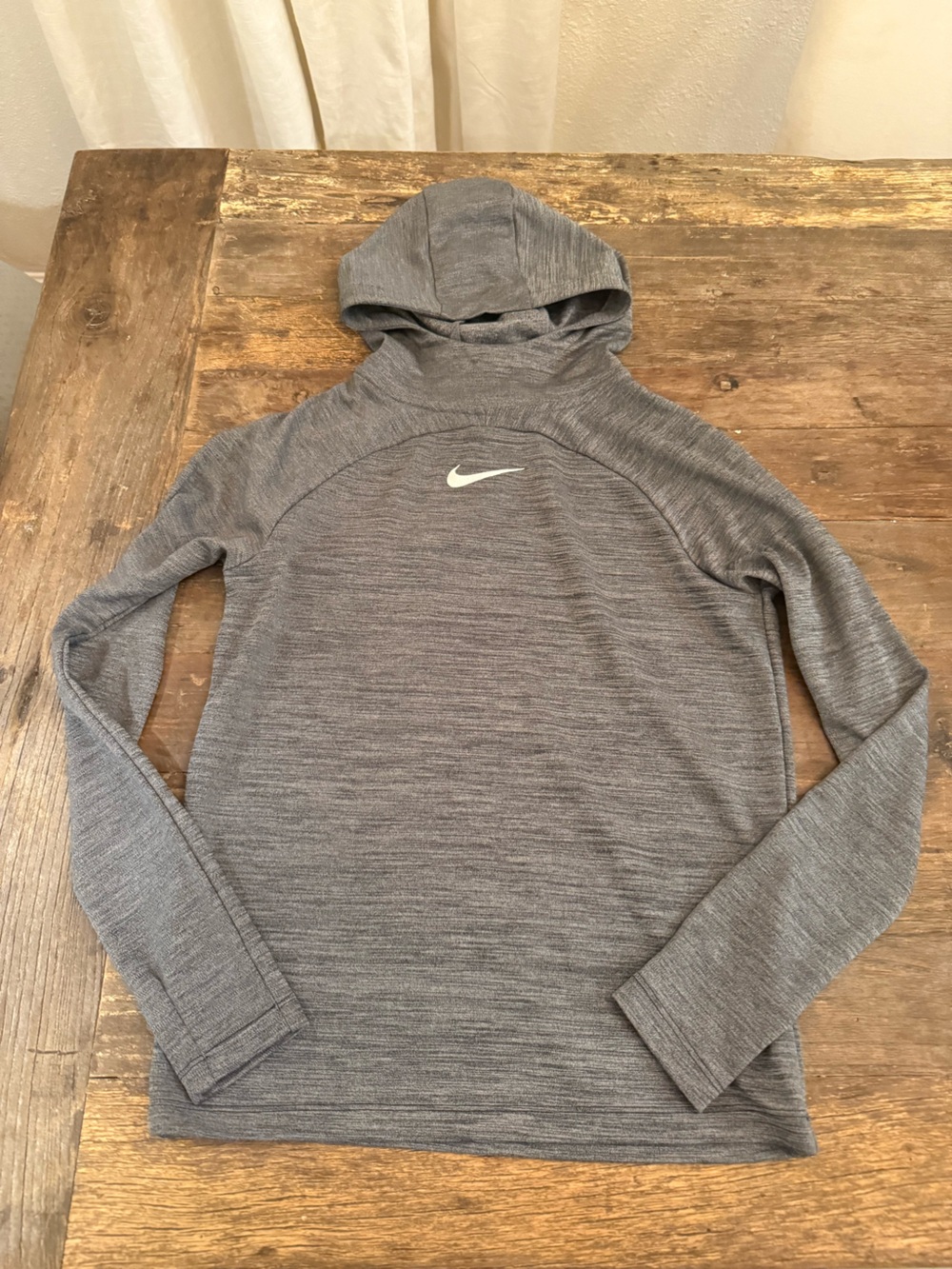 Nike Heather Gray Dri-FIT Pullover Hoodie